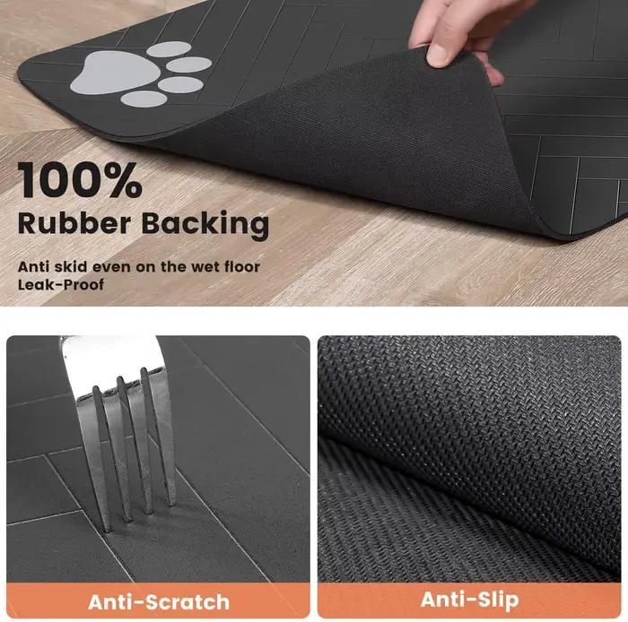 Tapis pour nourriture pour chien et chat