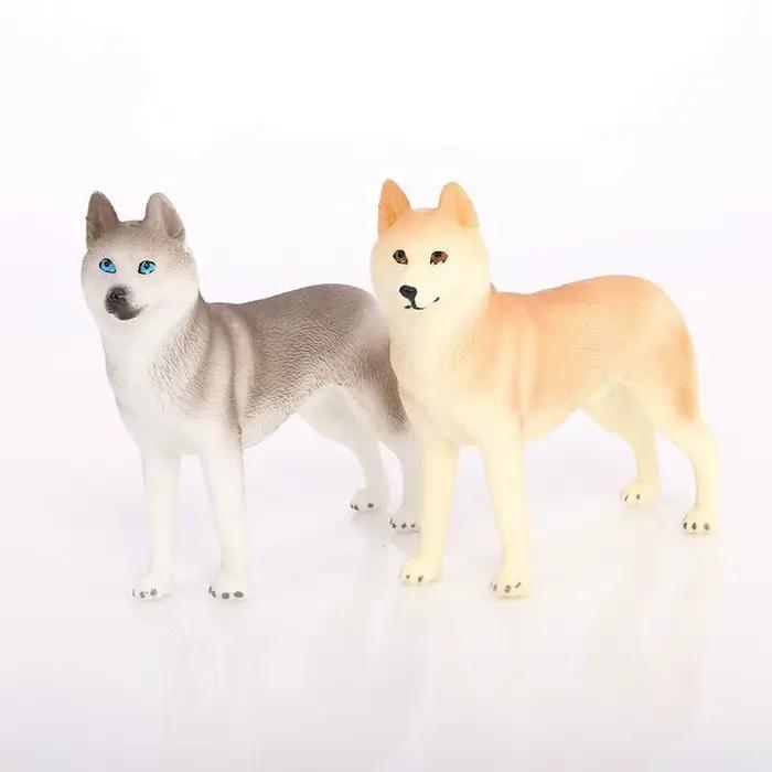 Statue Miniature mignonne de chiot Husky de sibérie