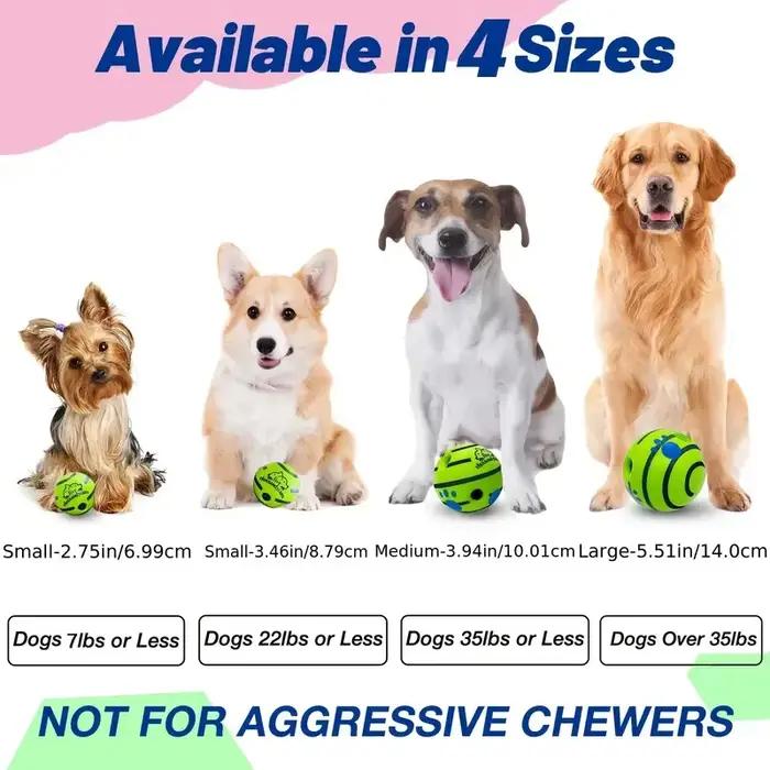 Balle de giggle interactive drôle-balles pour l'entraînement du qi des chiens