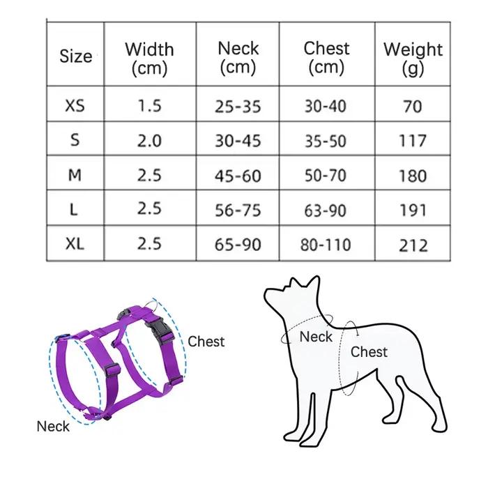 Harnais pour chien réglable