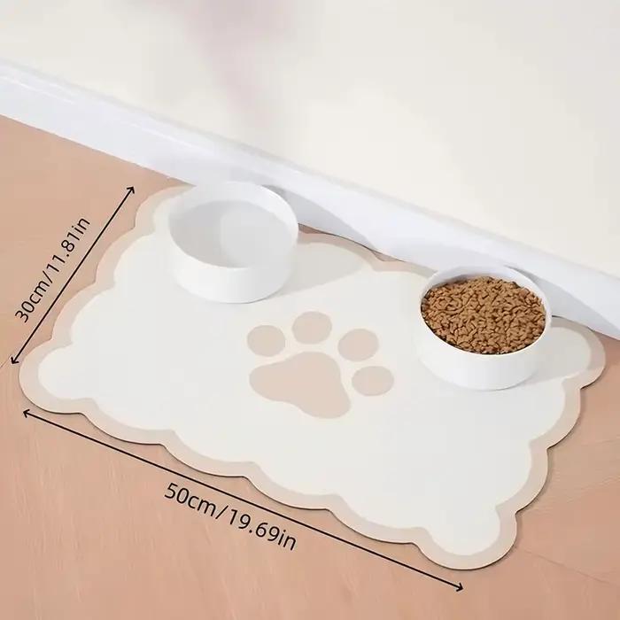 Tapis d'alimentation pour animaux de compagnie