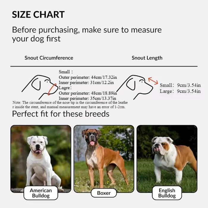 Muselière pour chien réglable en acier inoxydable - Couverture d'entraînement respirante anti-morsure avec boucle pour
