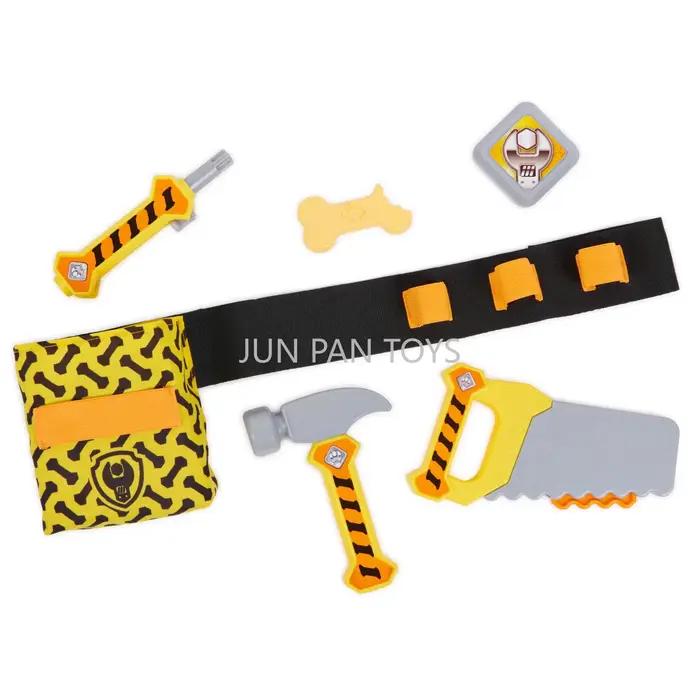 Paw Patrol Rubble & Crew Construction Tool Belt Family Gift Pack Mix's Mixing Wheeler Dump Truck Bulldozer Jouets pour enfants
