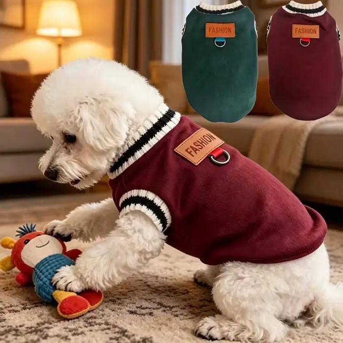 Vêtements en tricot pour chien
