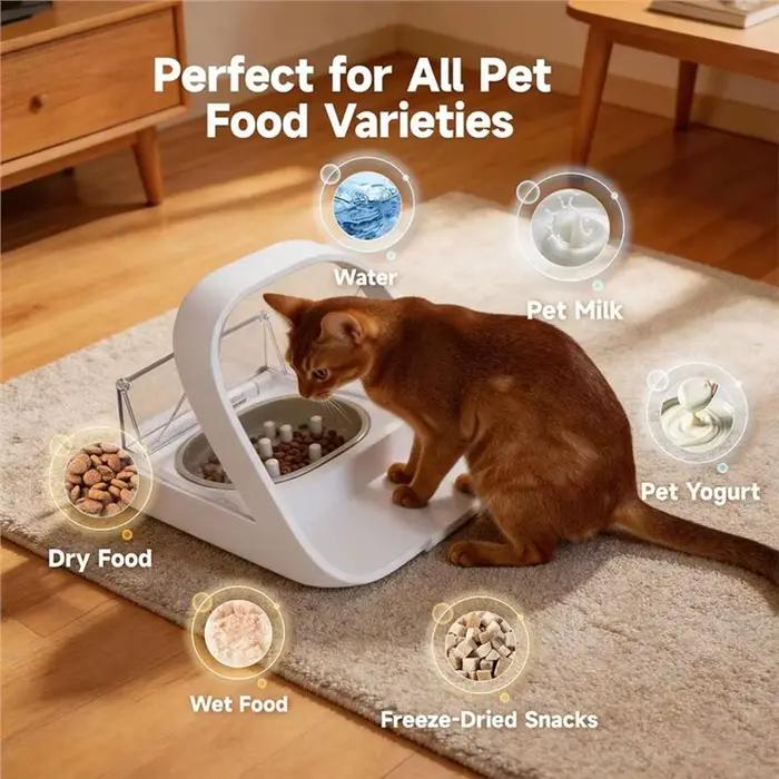 BSEVB - Pour les mangeoires pour animaux de compagnie, favorise une digestion saine - Ensemble bol et tapis pour alimentation lente