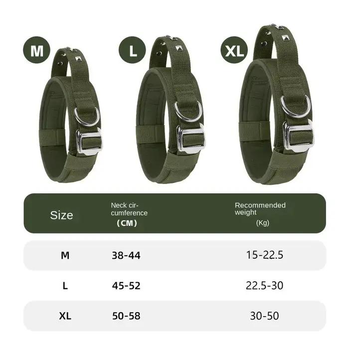 Collier d'entraînement pour chien réglable et pratique