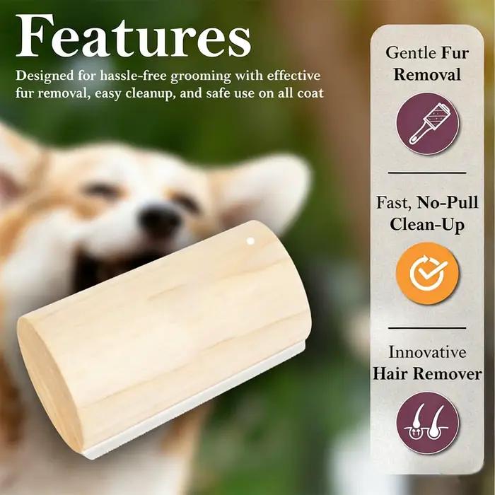 Brosse à poils pour chien antidérapante pour la perte de poils