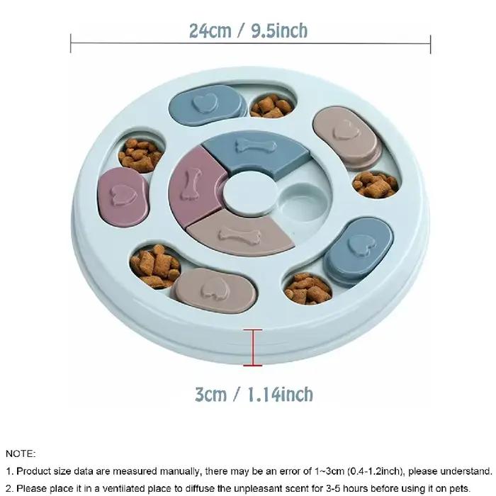 Bol de nourriture pour chien, jouet éducatif pour l'entraînement à la digestion lente, jouet éducatif interactif pour soulager l'ennui, jouet d'alimentation éducatif
