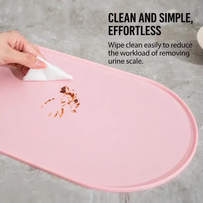 Tapis pour nourriture pour animaux de compagnie compatible avec les gamelles pour chats/chiens, tapis d'alimentation pour chats avec conception antidérapante et imperméable, pour les propriétaires de 