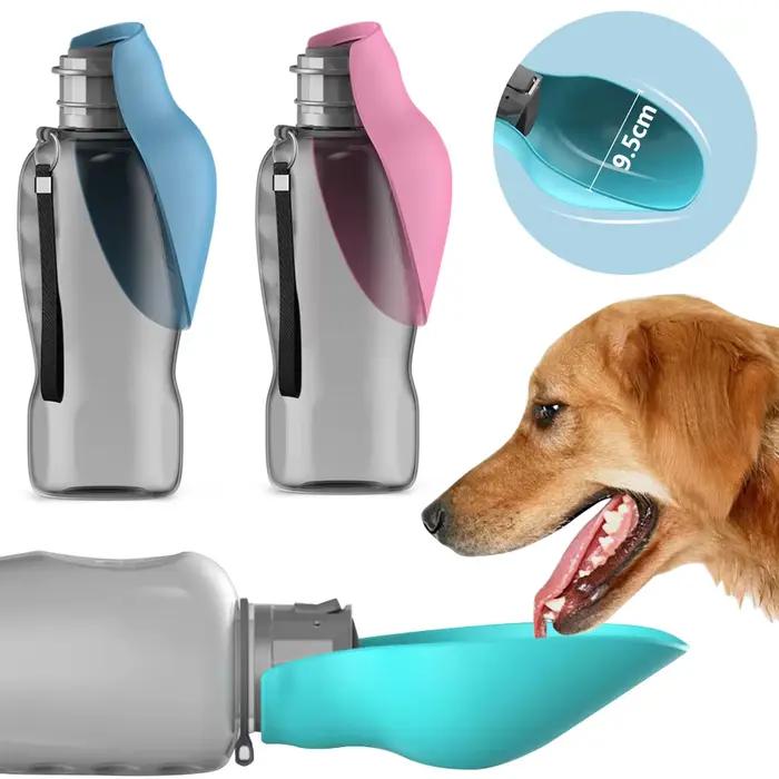 Distributeur de bouteilles d'eau pour grands chiens de 800ML, pour petits et grands chiens, bols portables de voyage pour animaux de compagnie, bouledogue, Labrador, fournitures d'alimentation