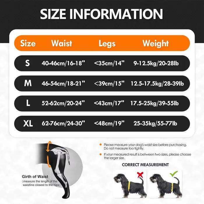 Harnais de levage pour chien