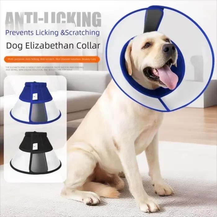 Collier élisabéthain respirant pour chien