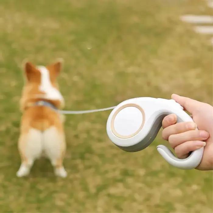 Laisse rétractable en nylon durable pour animaux de compagnie
