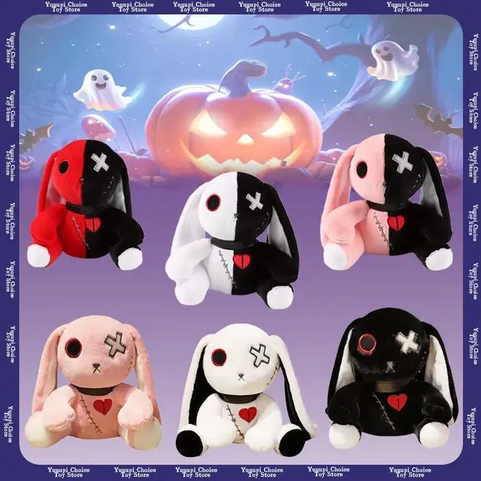 Lapin en peluche gothique effrayant