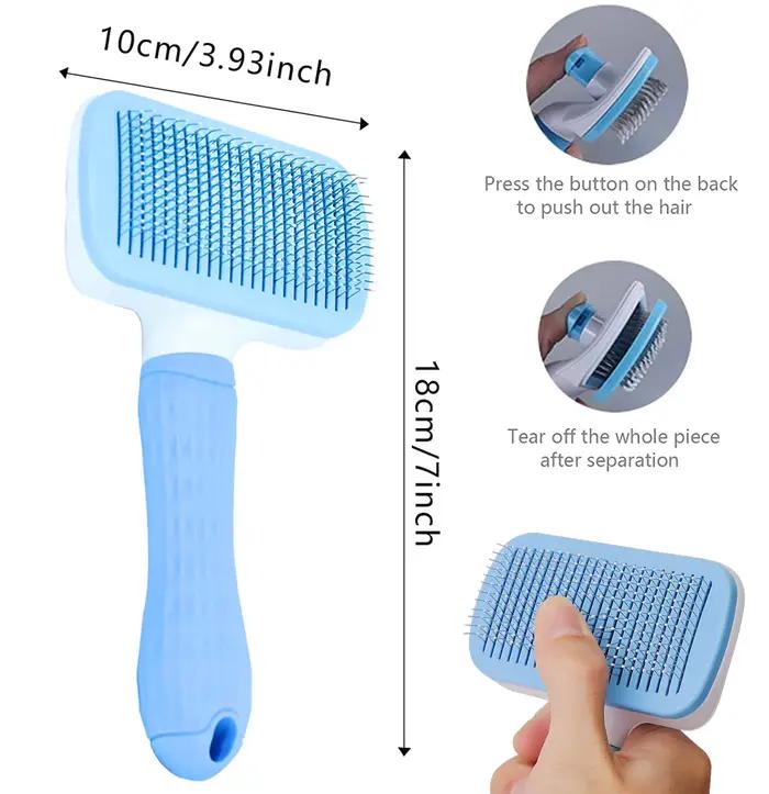 Brosse anti-poils pour chien et chat