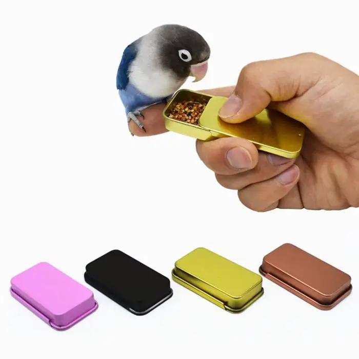 Pot de nourriture d'entraînement pour oiseaux
