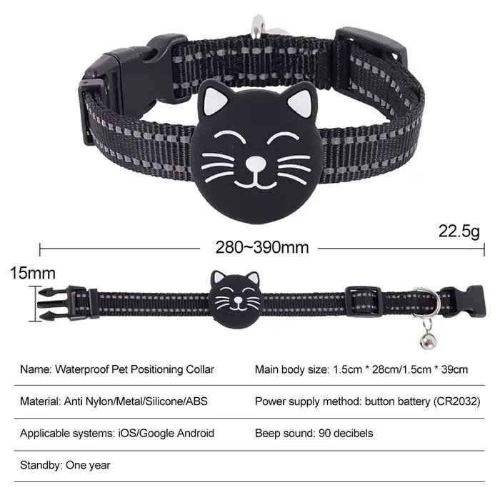 Collier de suivi GPS intelligent pour animaux de compagnie