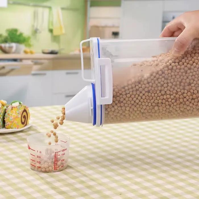 Grand bac de stockage hermétique pour aliments pour animaux – Conteneur durable sans BPA pour croquettes
