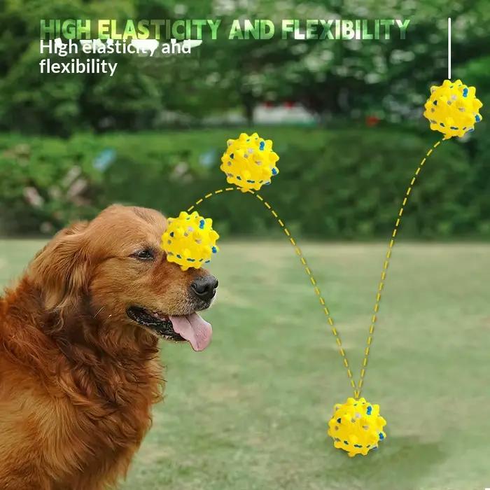 Balle pour chien ETPU, jouet à mâcher durable et rebondissant pour les mâcheurs agressifs