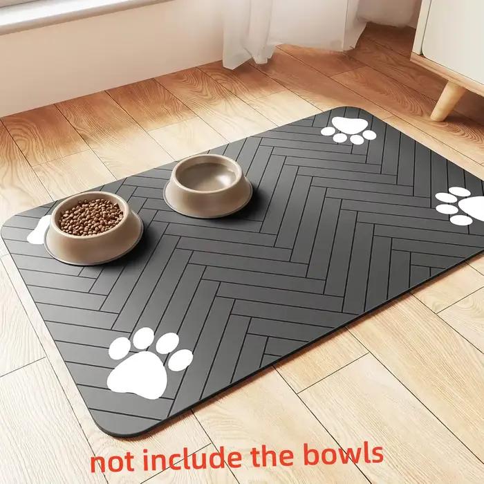 S (petit chaton)、 M、L tapis d'alimentation absorbant pour animaux de compagnie
