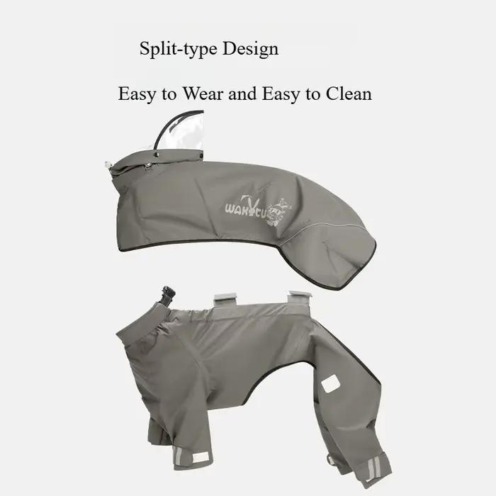 Wakytu Nouvelle Grande Veste de Pluie pour Chien du Royaume-Uni