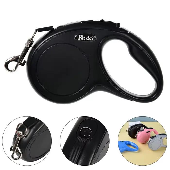 Laisse pour chien de compagnie, 3m 5m, pour chiens et chats de petite et moyenne taille, en nylon résistant, corde rétractable pour chiot, ceinture pour chihuahua, fournitures pour bouledogue français
