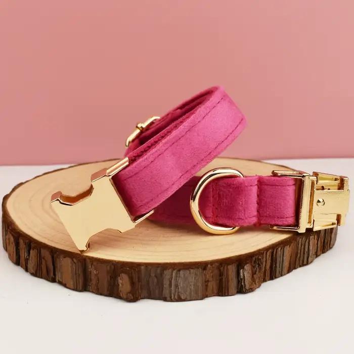 Collier en velours pour chien