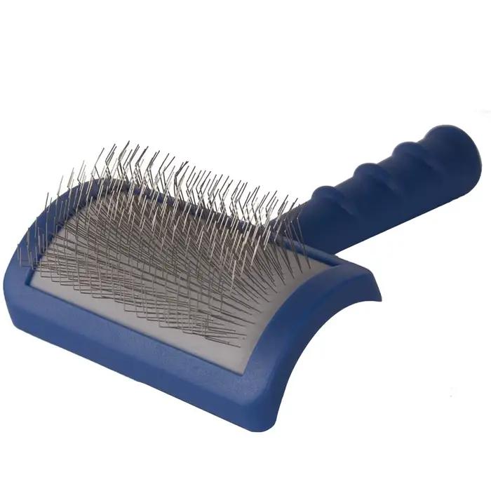 Brosse lissante pour le toilettage des chiens avec des picots longs et doux