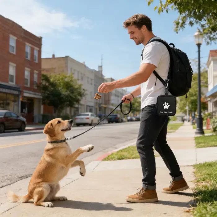 Sac à friandises pour dressage de chien