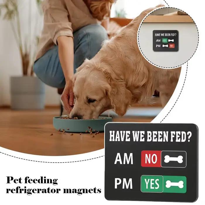 Panneau de rappel d'alimentation pour animaux de compagnie