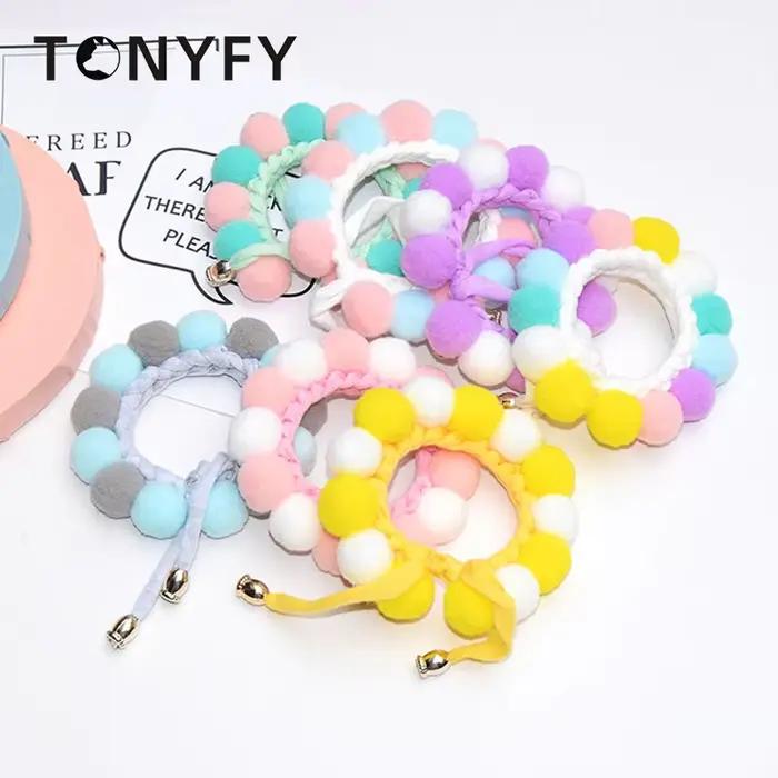 Collier Pom Pom pour animaux de compagnie