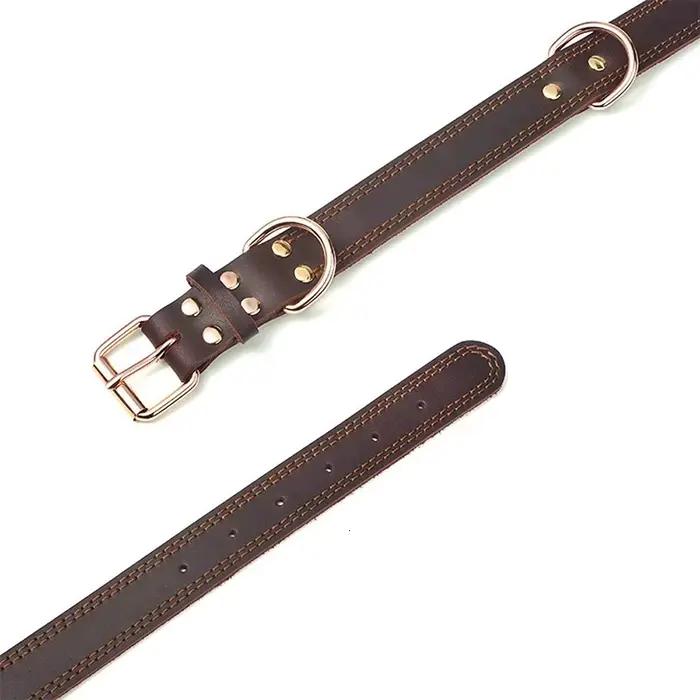Benepaw – collier pour chien en cuir véritable de qualité