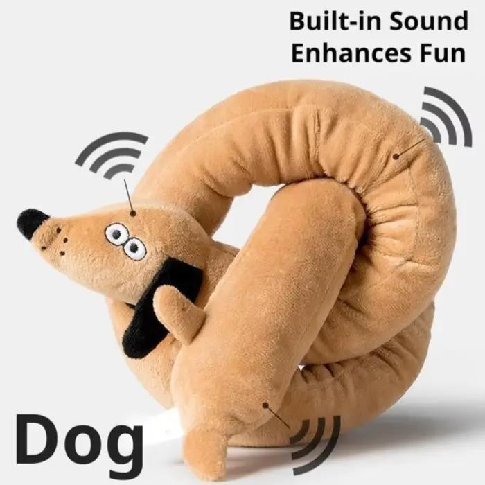 Jouet pour chien en forme de saucisse