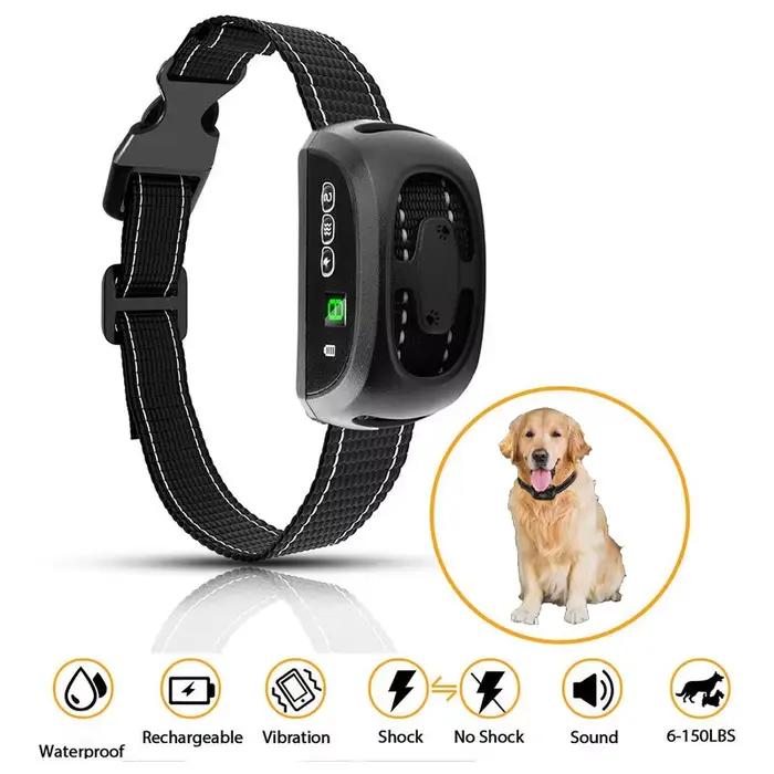 ABQP Anti écorce collier chien Rechargeable