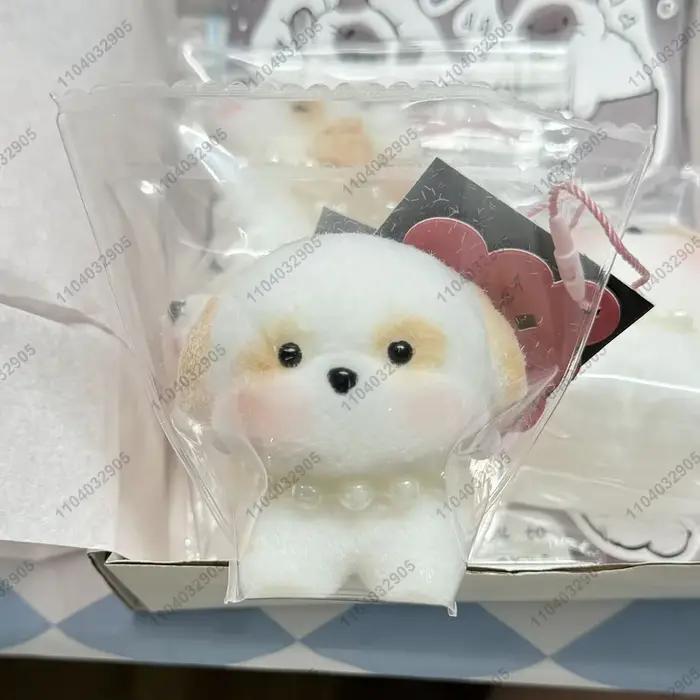 Chiot Taba Squishy chien blanc Fidget jouet mignon Animal drôle