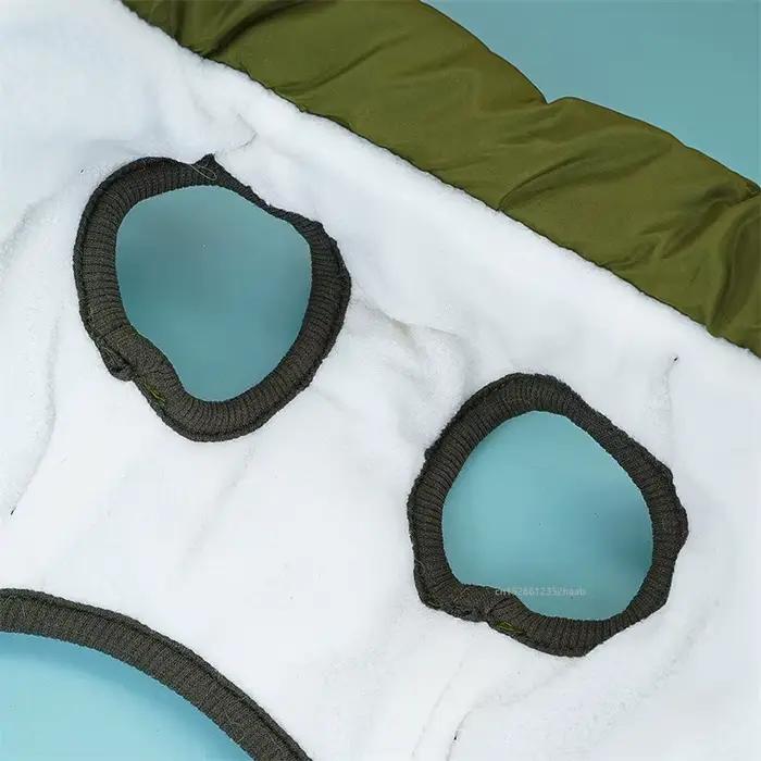 Veste d'hiver chaude pour chien avec harnais