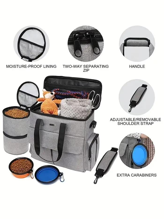 Grand ensemble de 6 sacs de voyage pour chiens approuvés par la compagnie aérienne