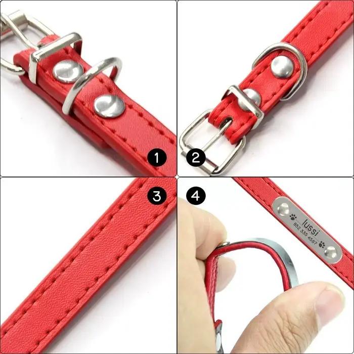 Collier de chien personnalisé avec nom sculpté
