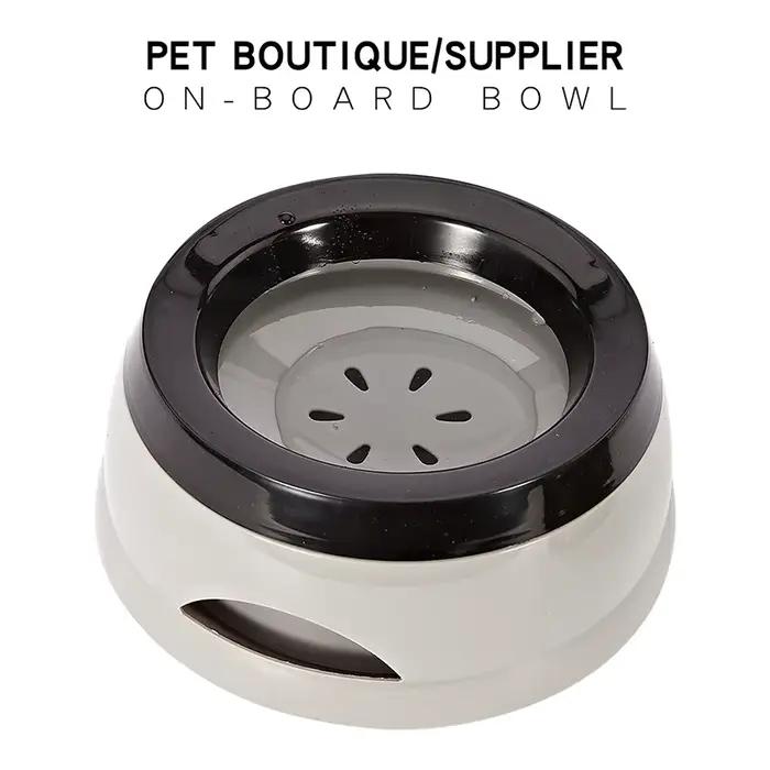 Bols flottants pour chiens de compagnie, bouche non mouillante, bol pour chat, sans déversement, distributeur d'eau potable, bol Portable en plastique pour chien, accessoires de Support