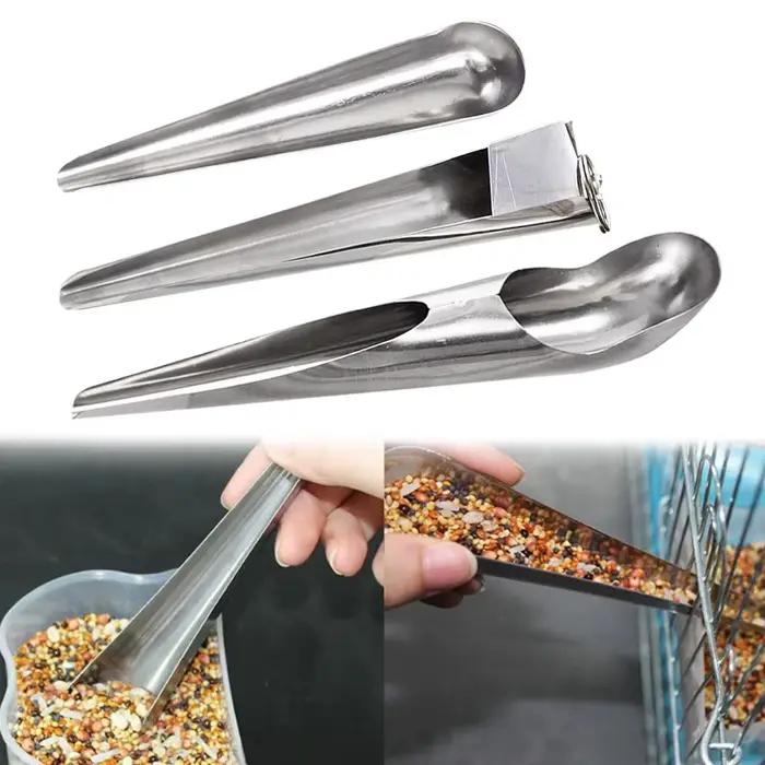 Lot de 3 cuillères à nourriture pour oiseaux
