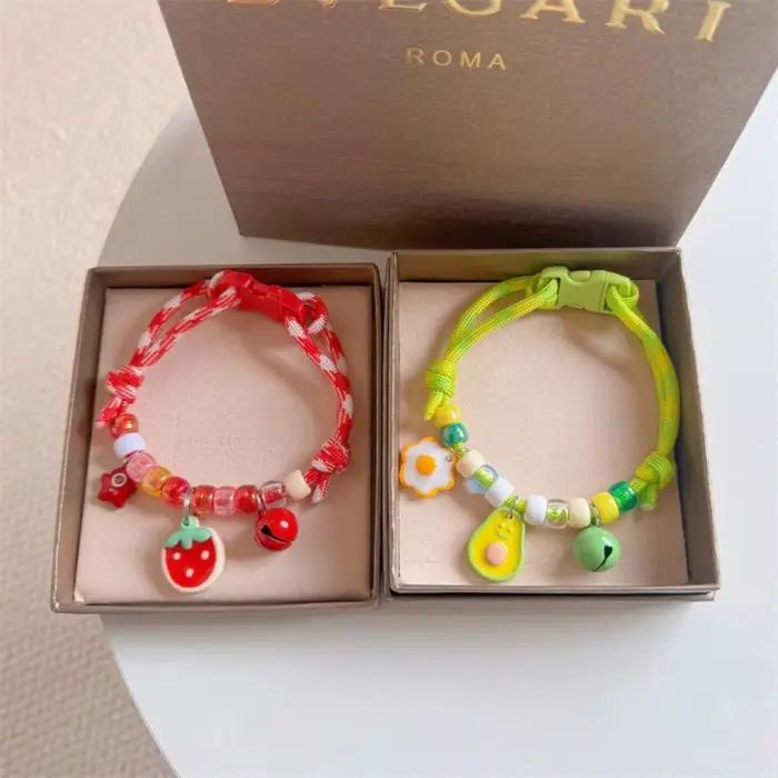 Collier coloré mignon pour animaux de compagnie