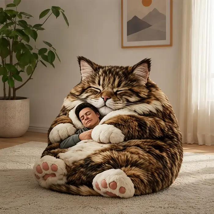 Sac de couchage géant en forme d'animal