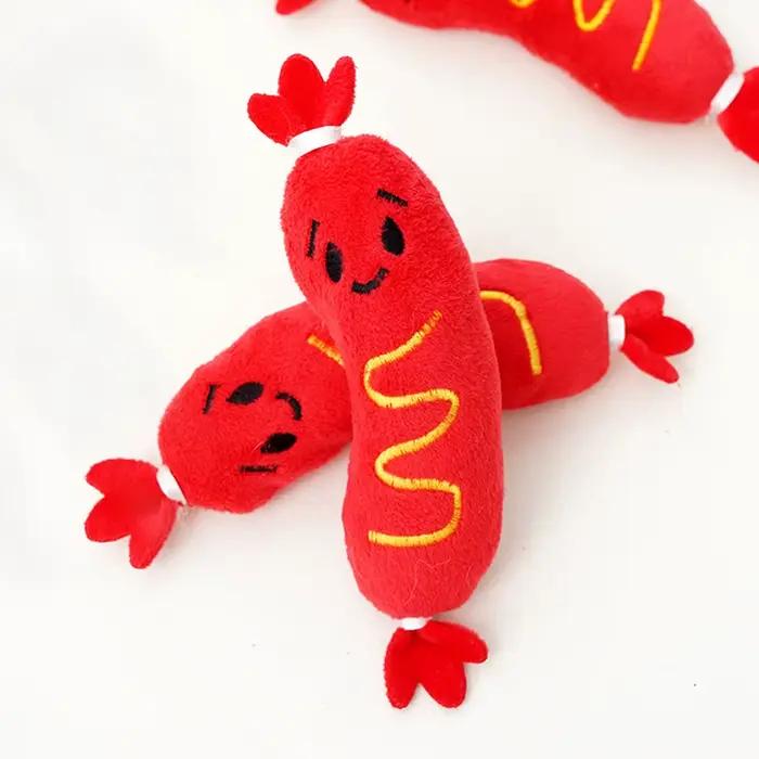 Jouets en peluche grinçants pour animaux de compagnie