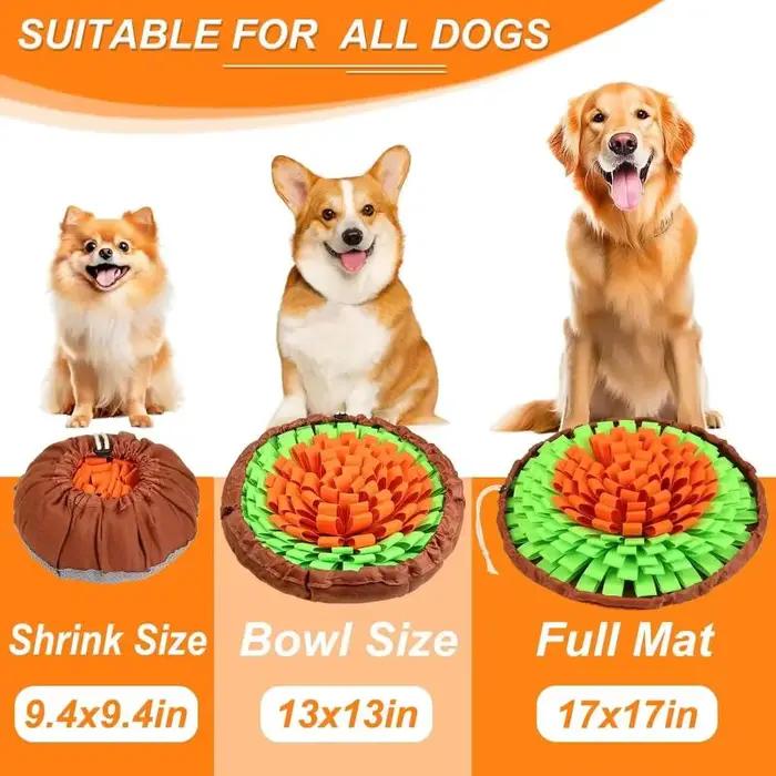 Tapis de reniflement interactif pour animaux de compagnie