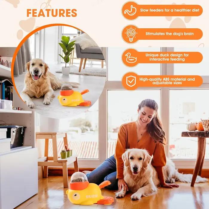 Jouet distributeur de friandises interactif pour petits chiens et chats