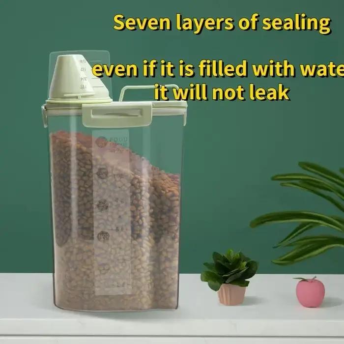 Seau de nourriture pour chien et chat de 2kg