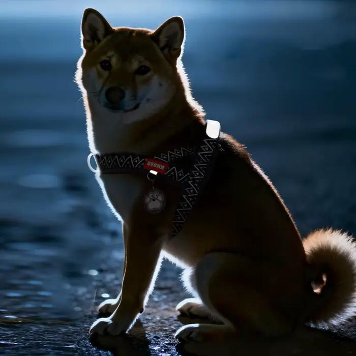 Harnais pour chien selle imprimée à la mode