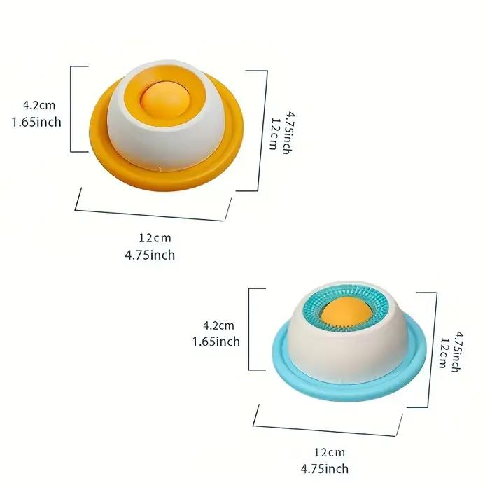 Assiette anti-choc pour repas lents