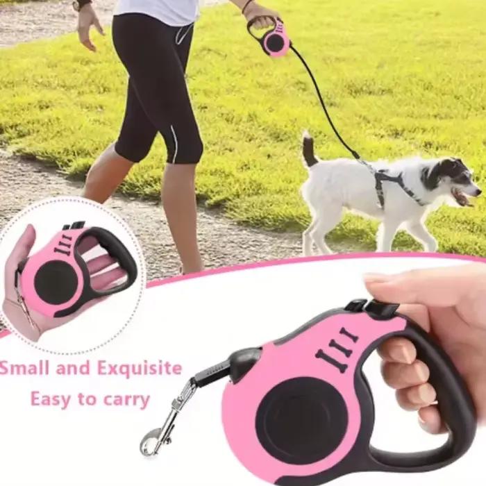 Laisse rétractable automatique pour petits chiens et chats