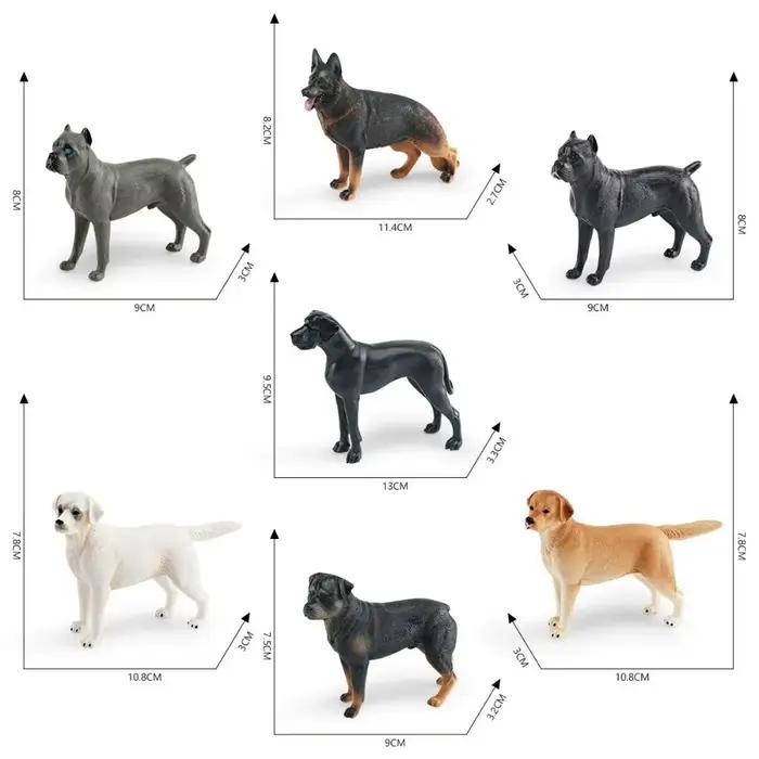 Labrador Rottweiler chiot chien Figurine berger